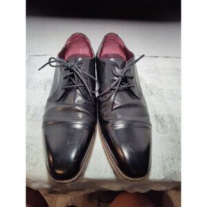 VINTAGE FOUNDRY CO.‎ Men's Black Leather Lace-Up Oxford Shoes SZ 10.5 VF1004-SE